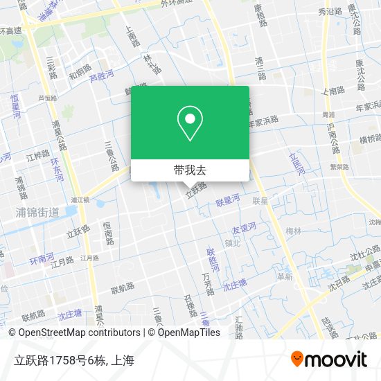 立跃路1758号6栋地图