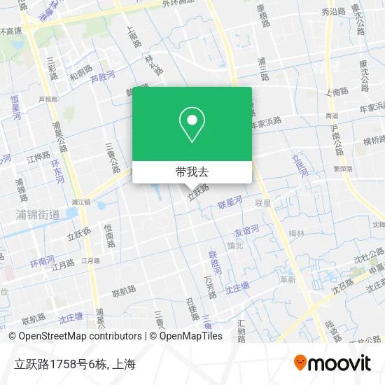 立跃路1758号6栋地图