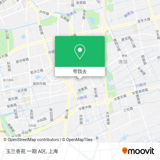 玉兰香苑 一期 A区地图