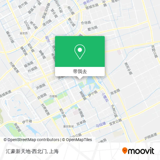 汇豪新天地-西北门地图