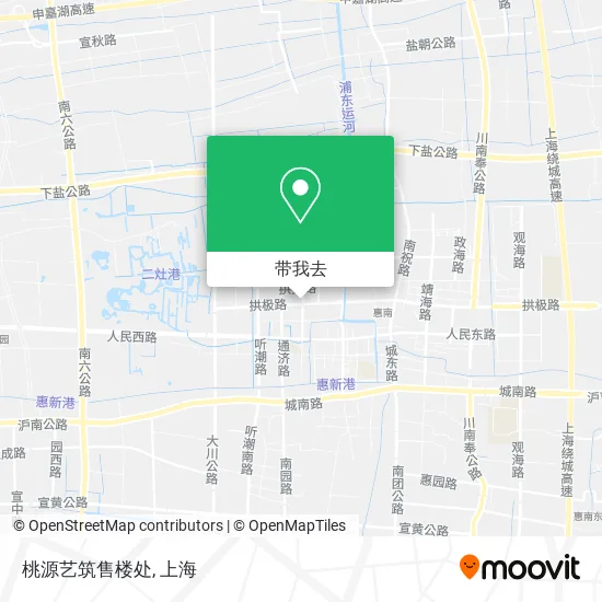 桃源艺筑售楼处地图