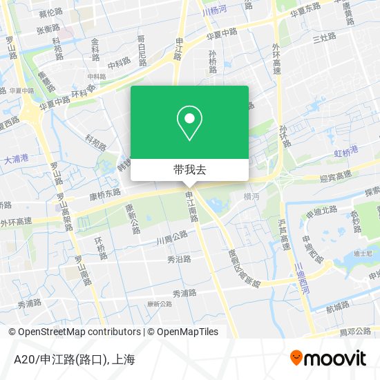 A20/申江路(路口)地图