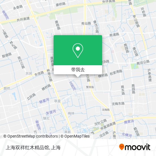 上海双祥红木精品馆地图