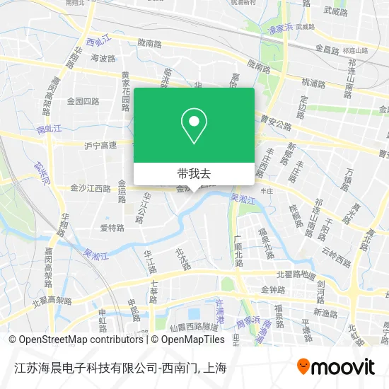 江苏海晨电子科技有限公司-西南门地图
