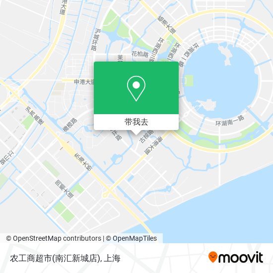 农工商超市(南汇新城店)地图