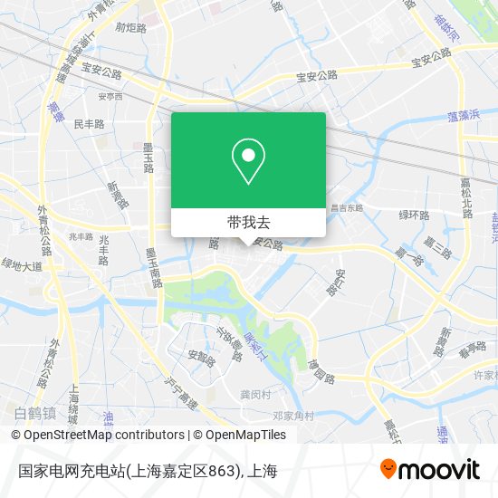 国家电网充电站(上海嘉定区863)地图