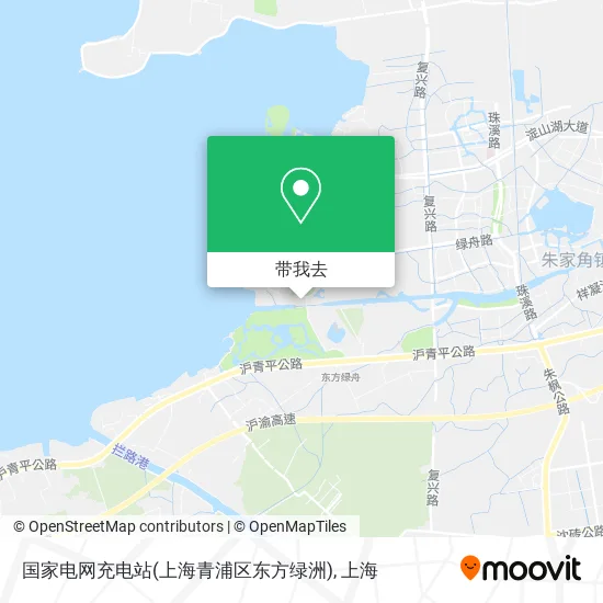 国家电网充电站(上海青浦区东方绿洲)地图