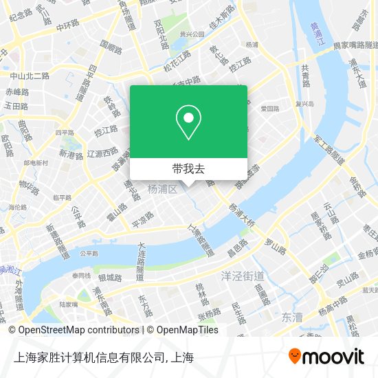 上海家胜计算机信息有限公司地图