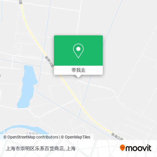 上海市崇明区乐系百货商店地图
