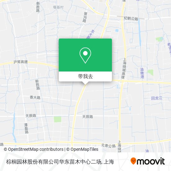 棕榈园林股份有限公司华东苗木中心二场地图