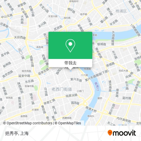 挹秀亭地图