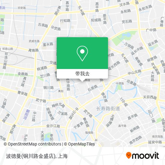 波德曼(铜川路金盛店)地图