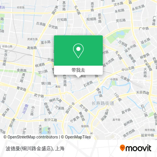 波德曼(铜川路金盛店)地图