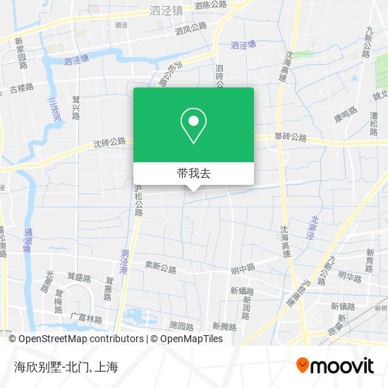 海欣别墅-北门地图