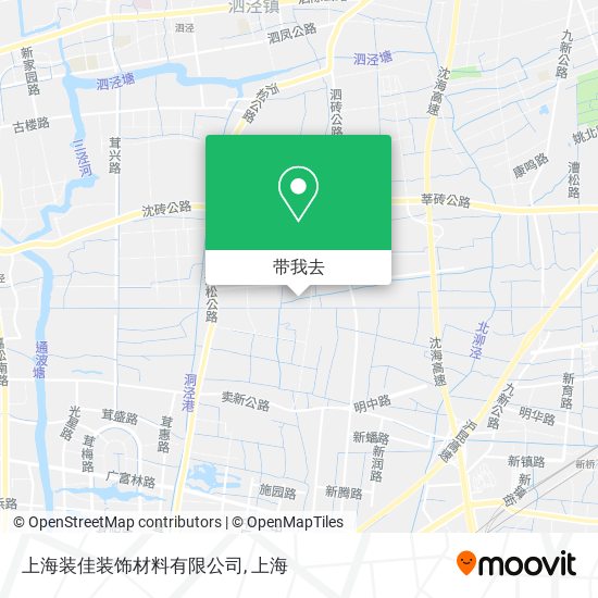 上海装佳装饰材料有限公司地图