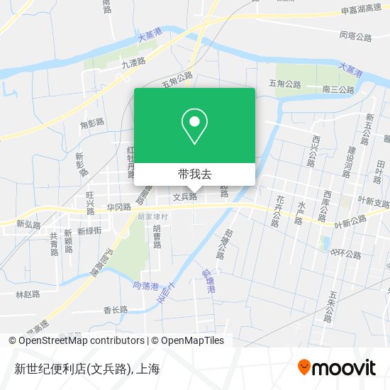 新世纪便利店(文兵路)地图