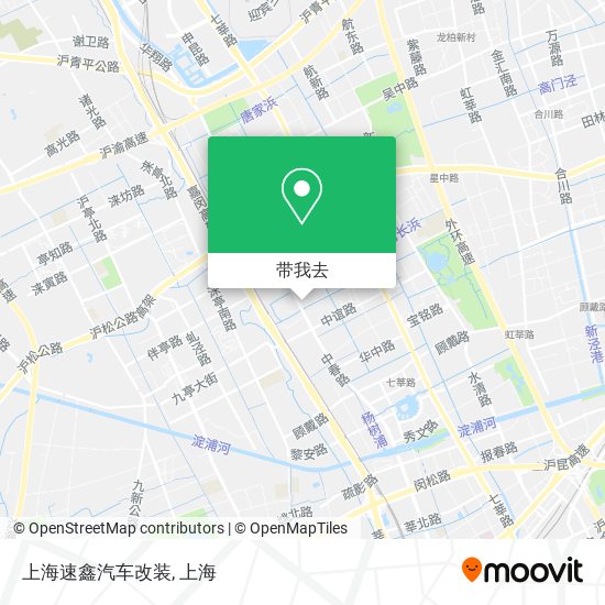 上海速鑫汽车改装地图