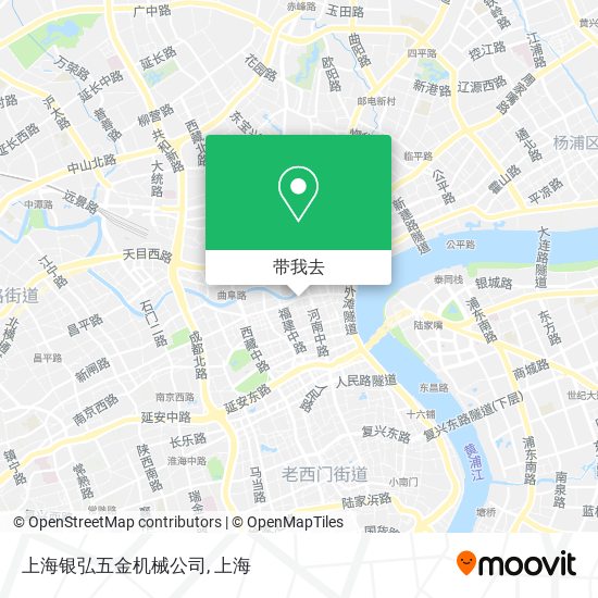 上海银弘五金机械公司地图