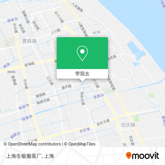 上海生银服装厂地图