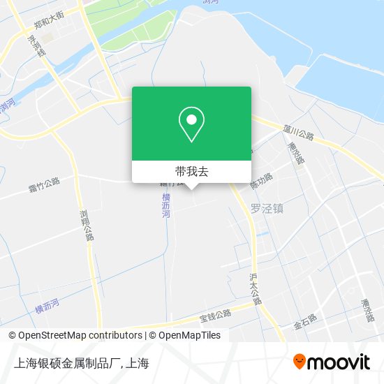 上海银硕金属制品厂地图