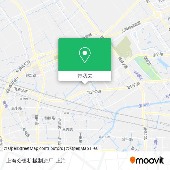 上海众银机械制造厂地图