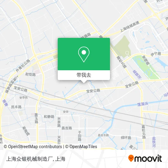 上海众银机械制造厂地图