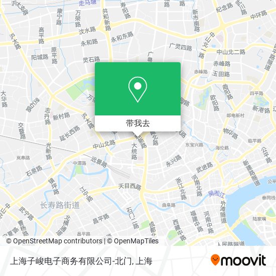 上海子峻电子商务有限公司-北门地图