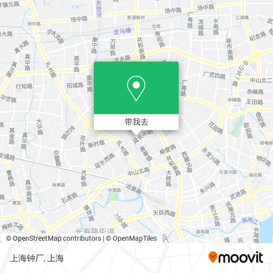上海钟厂地图