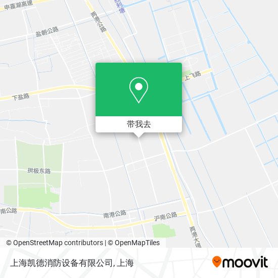 上海凯德消防设备有限公司地图