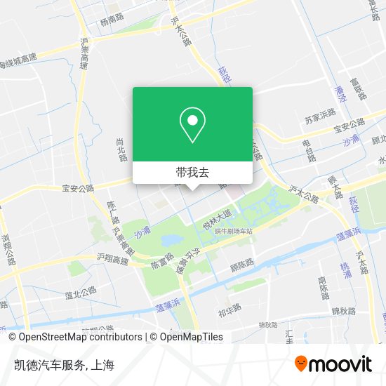 凯德汽车服务地图