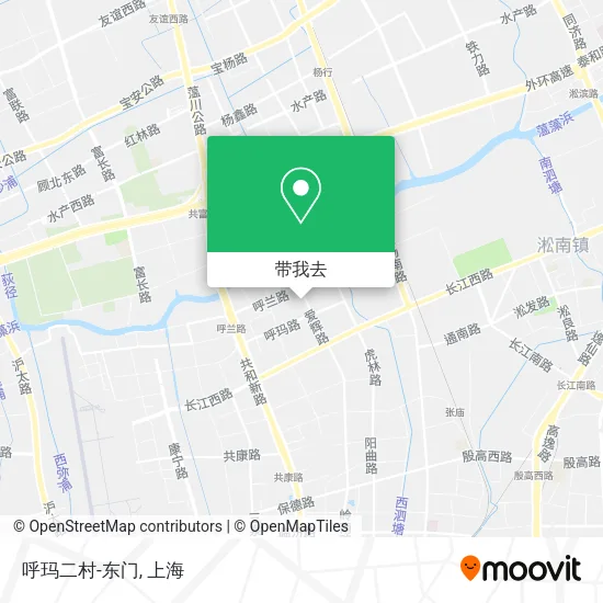 呼玛二村-东门地图