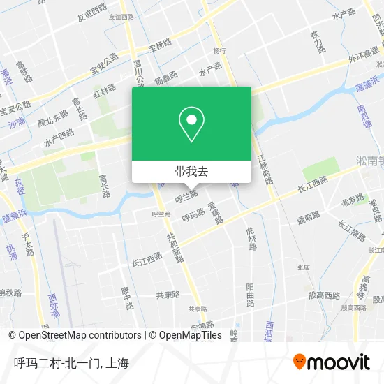 呼玛二村-北一门地图