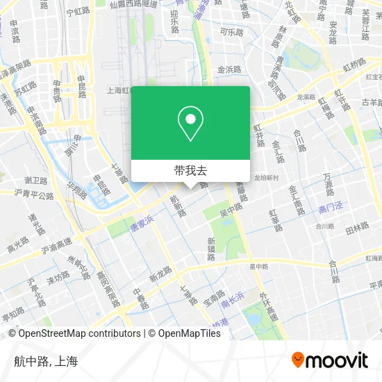 航中路地图