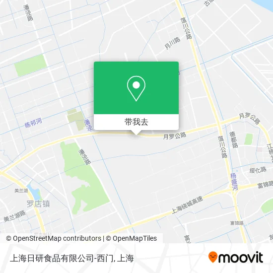 上海日研食品有限公司-西门地图