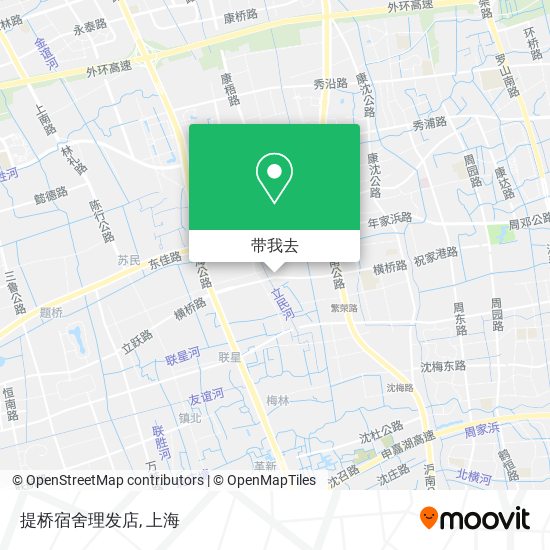 提桥宿舍理发店地图