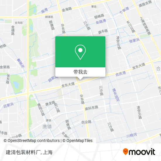 建清包装材料厂地图