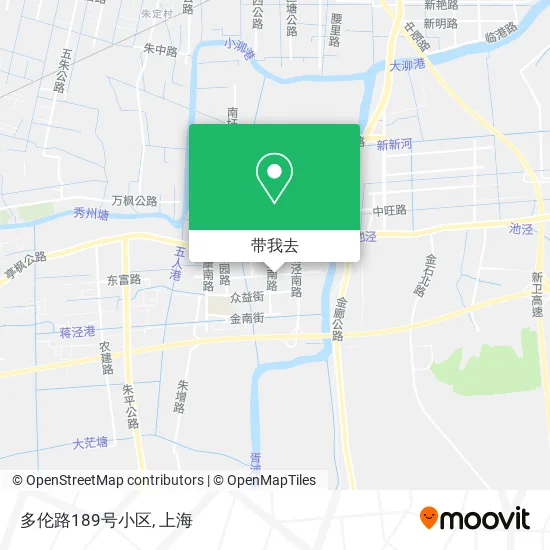 多伦路189号小区地图
