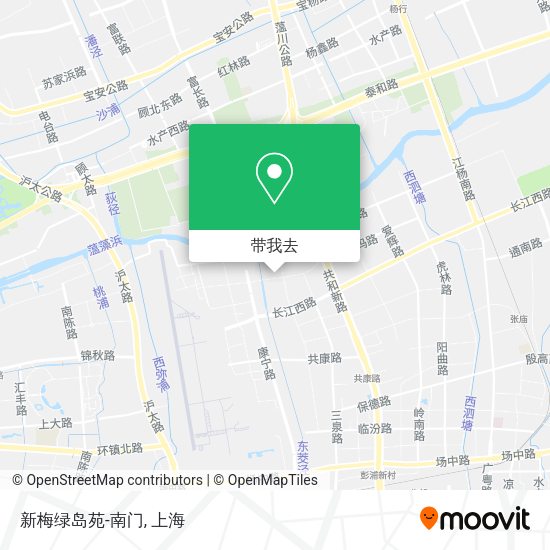 新梅绿岛苑-南门地图