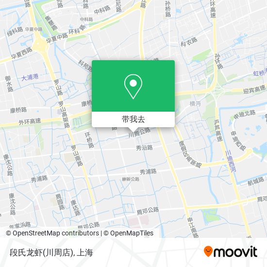 段氏龙虾(川周店)地图