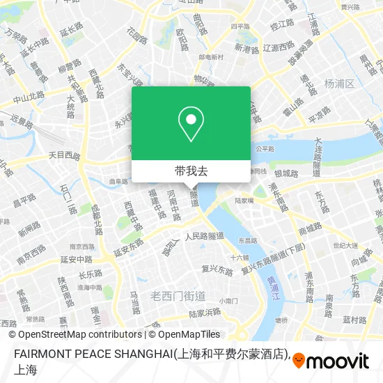 FAIRMONT PEACE SHANGHAI(上海和平费尔蒙酒店)地图
