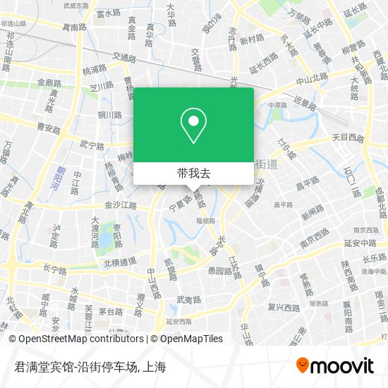 君满堂宾馆-沿街停车场地图