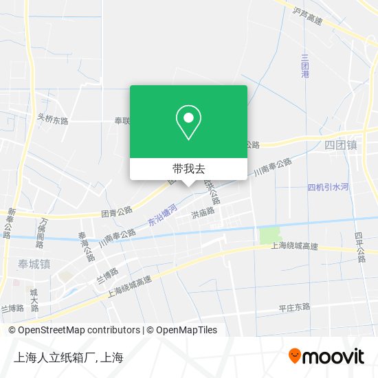 上海人立纸箱厂地图
