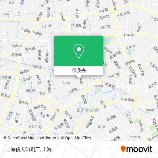 上海信人印刷厂地图