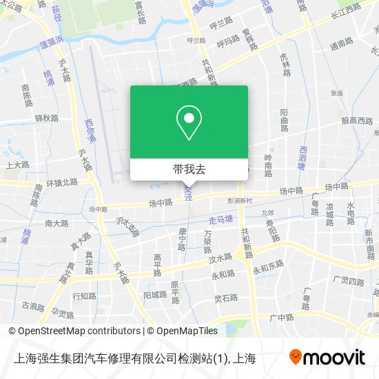 上海强生集团汽车修理有限公司检测站(1)地图