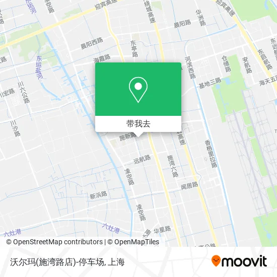 沃尔玛(施湾路店)-停车场地图