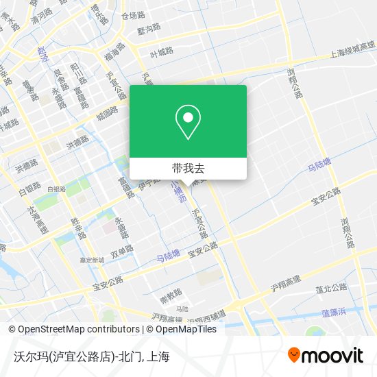 沃尔玛(泸宜公路店)-北门地图