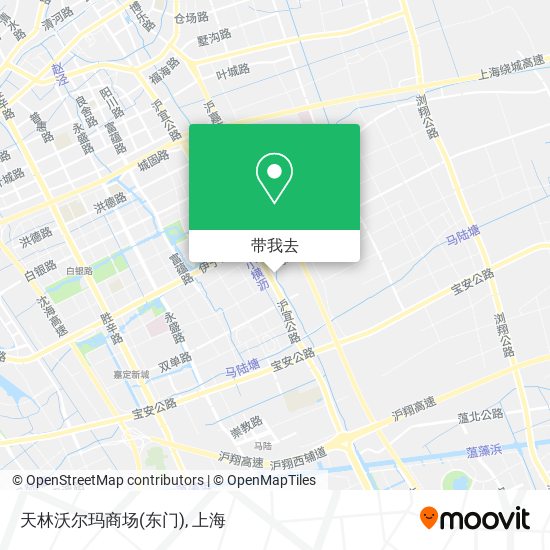 天林沃尔玛商场(东门)地图