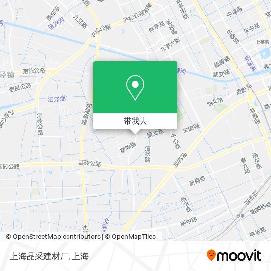 上海晶采建材厂地图