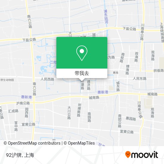 92沪牌地图