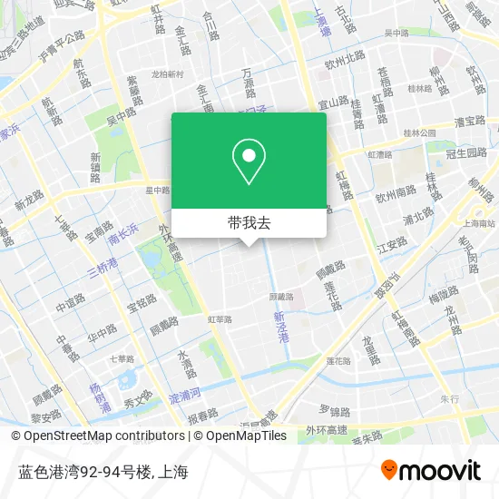 蓝色港湾92-94号楼地图